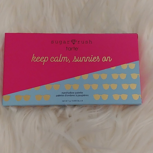 💖FIRM! NWT TARTE SUGAR RUSH KEEP CALM SUNNIES ON EYESHADOW PALETTE - Picture 2 of 7